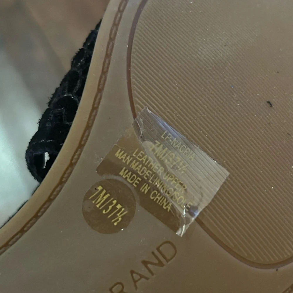 Womens Lucky Brand BLACK Nacria Bootie Sandals Open Toe Size 7M - Picture 10 of 11